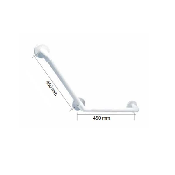 AKW 1400 Series 135 Degree Angled Grab Rail 450mm Length Blue 3 AKW 1400 Series 135 Degree Angled Grab Rail 450mm Length Blue