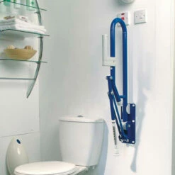 AKW 1800 Series Folding Grab Rail 765mm Length Blue 7 AKW 1800 Series Folding Grab Rail 765mm Length Blue -HEATANDPLUMB Sales akw 1800 series grab rail 01830bu 1 1