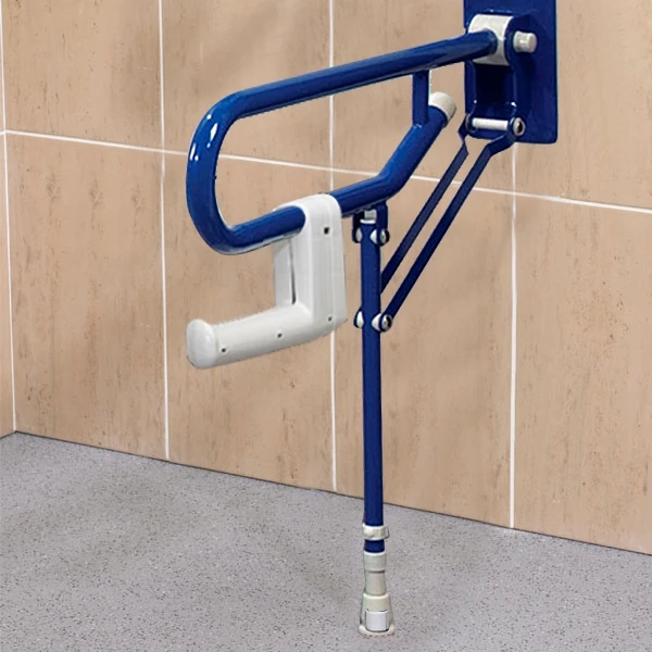 AKW 1800 Series Folding Grab Rail 765mm Length Blue 4 AKW 1800 Series Folding Grab Rail 765mm Length Blue - Image 2
