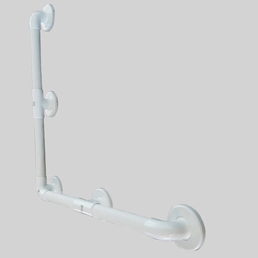 AKW 1900 Series 90 Degree Angled Grab Rail 610mm Length White 4 AKW 1900 Series 90 Degree Angled Grab Rail 610mm Length White - Image 2