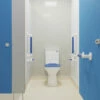 AKW Close Coupled Ambulant Doc M Pack Disabled Toilet With Grab Rails - Fluted Blue 1 AKW Close Coupled Ambulant Doc M Pack Disabled Toilet With Grab Rails - Fluted Blue -HEATANDPLUMB Sales akw doc m pack 28318fbu
