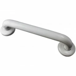 AKW Epoxy Coated Stainless Steel Grab Rail 300mm Length - White