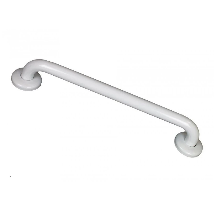 AKW Epoxy Coated Stainless Steel Grab Rail 450mm Length - White 4 AKW Epoxy Coated Stainless Steel Grab Rail 450mm Length - White - Image 2