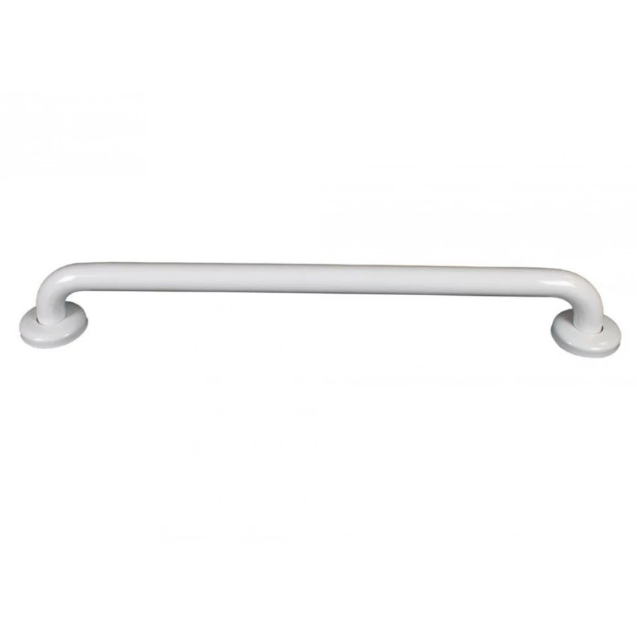 AKW Epoxy Coated Stainless Steel Grab Rail 600mm Length - White 4 AKW Epoxy Coated Stainless Steel Grab Rail 600mm Length - White - Image 2