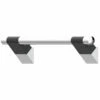 AKW Onyx 45 Duo Straight Grab Rail 450mm Length - Black/Chrome -HEATANDPLUMB Sales akw onyx grab rail 11804 ls
