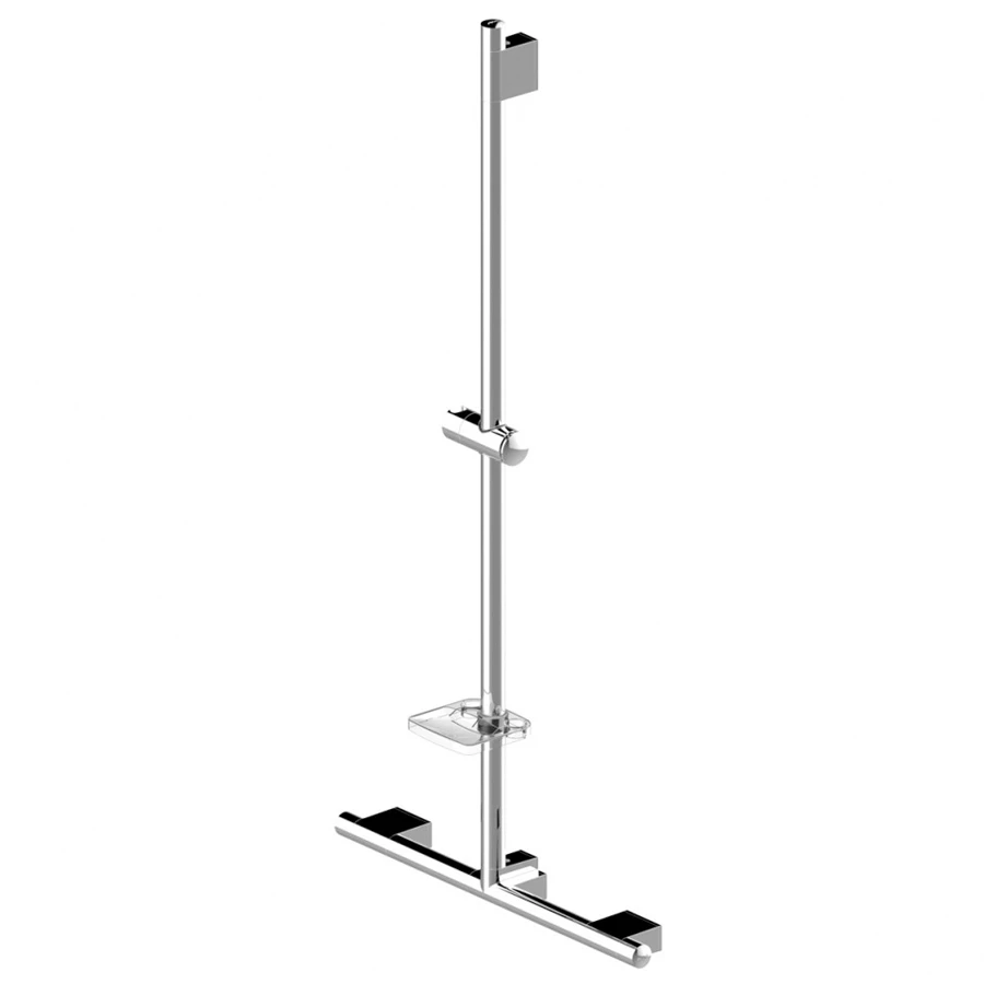 AKW Onyx T-Shaped Grab Rail 1200mm X 300mm X 300mm - Chrome 4 AKW Onyx T-Shaped Grab Rail 1200mm X 300mm X 300mm - Chrome - Image 2