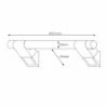 AKW Onyx 45 Straight Grab Rail 450mm Length - Black 2 AKW Onyx 45 Straight Grab Rail 450mm Length - Black -HEATANDPLUMB Sales akw onyx grab rail 11835 ls 2