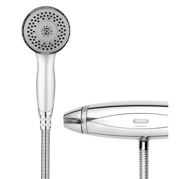 Aqualisa Aquarian Thermo Bar Mixer Shower With Shower Kit 5 Aqualisa Aquarian Thermo Bar Mixer Shower With Shower Kit - Image 3