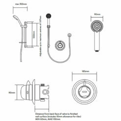 Aqualisa Colt Sequential Concealed Mixer Shower With Shower Kit 11 Aqualisa Colt Sequential Concealed Mixer Shower With Shower Kit -HEATANDPLUMB Sales aqualisa colt complete mixer shower colt001ca 1