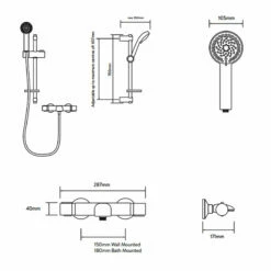 Aqualisa Midas 110 Bath Shower Mixer With Shower Kit And Adjustable Head 14 Aqualisa Midas 110 Bath Shower Mixer With Shower Kit And Adjustable Head -HEATANDPLUMB Sales aqualisa midas 110 complete mixer shower md110bsm 1