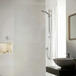 Aqualisa Quartz Blue Gravity Pumped Smart Digital Concealed Shower With Adjustable Head - Chrome -HEATANDPLUMB Sales aqualisa quartz blue complete mixer shower qzsb a2 bv 20 1