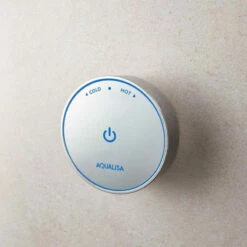 Aqualisa Quartz Blue Gravity Pumped Smart Digital Concealed Shower With Adjustable Head - Chrome