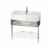 Burlington Arcade Basin 900mm Wide And Stand With Glass Shelf - 1 Tap Hole 1 Burlington Arcade Basin 900mm Wide And Stand With Glass Shelf - 1 Tap Hole -HEATANDPLUMB Sales arcade bathrooms traditional basin arc9001th arc23