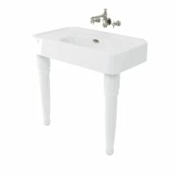 Burlington Arcade Basin 900mm Wide With Ceramic Console Legs - 0 Tap Hole 7 Burlington Arcade Basin 900mm Wide With Ceramic Console Legs - 0 Tap Hole -HEATANDPLUMB Sales arcade bathrooms traditional basin arc900nth arc2