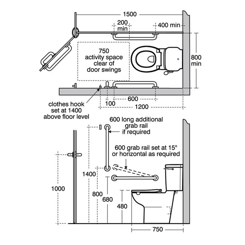 Armitage Shanks Contour 21 Ambulant Doc M Pack With Close Coupled Toilet - White 5 Armitage Shanks Contour 21 Ambulant Doc M Pack With Close Coupled Toilet - White - Image 3