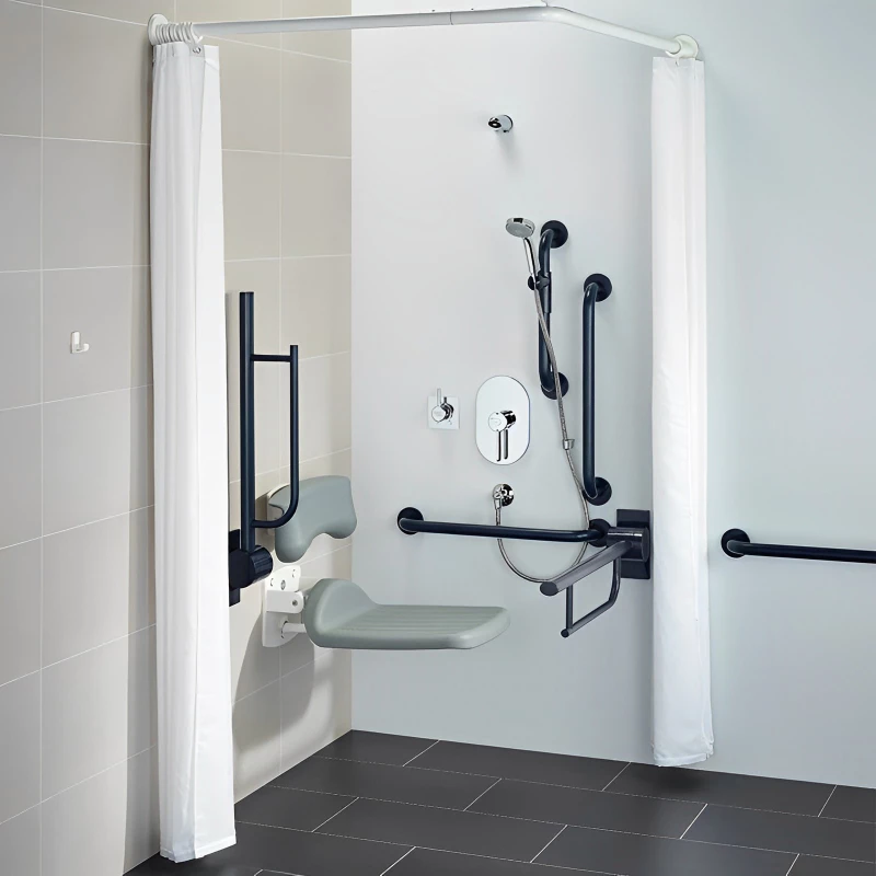 Armitage Shanks Contour 21 Shower Room Doc M Pack With Grab Rail - Blue 6 Armitage Shanks Contour 21 Shower Room Doc M Pack With Grab Rail - Blue - Image 4
