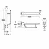 Armitage Shanks Contour 21 Hinged Arm Wall Support Grab Rail 650mm - Grey -HEATANDPLUMB Sales armitage shanks contour 21 grab rail s636136 3