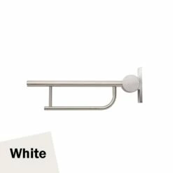 Armitage Shanks Contour 21 Hinged Arm Wall Support Grab Rail 650mm - White