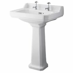 Bayswater Fitzroy Basin With Full Pedestal 595mm Wide 2 Tap Hole 8 Bayswater Fitzroy Basin With Full Pedestal 595mm Wide 2 Tap Hole -HEATANDPLUMB Sales bayswater fitzroy basin bayc001 bayc002