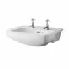 Bayswater Fitzroy Semi Recessed Basin 560mm Wide - 2 Tap Hole 1 Bayswater Fitzroy Semi Recessed Basin 560mm Wide - 2 Tap Hole -HEATANDPLUMB Sales bayswater fitzroy basin bayc025 1