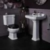 Bayswater Fitzroy Basin With Full Pedestal 560mm Wide 3 Tap Hole 2 Bayswater Fitzroy Basin With Full Pedestal 560mm Wide 3 Tap Hole -HEATANDPLUMB Sales bayswater fitzroy bathroom suite baypk034 1 5