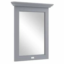Bayswater Flat Bathroom Mirror 600mm Wide - Plummett Grey 7 Bayswater Flat Bathroom Mirror 600mm Wide - Plummett Grey -HEATANDPLUMB Sales bayswater plummett grey bathroom mirror bayf122