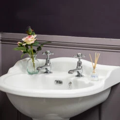 Bayswater Porchester Basin With Full Pedestal 500mm Wide 2 Tap Hole 10 Bayswater Porchester Basin With Full Pedestal 500mm Wide 2 Tap Hole -HEATANDPLUMB Sales bayswater porchester basin bayc105 bayc102 1