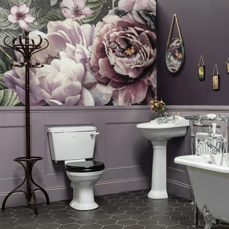 Bayswater Porchester Basin With Full Pedestal 500mm Wide 2 Tap Hole 4 Bayswater Porchester Basin With Full Pedestal 500mm Wide 2 Tap Hole - Image 2