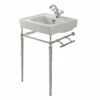 Bayswater Victrion Basin With Wash Stand 640mm Wide - 1 Tap Hole 1 Bayswater Victrion Basin With Wash Stand 640mm Wide - 1 Tap Hole -HEATANDPLUMB Sales bayswater victrion basin vcbl001 vcobs101 1