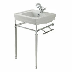 Bayswater Victrion Basin With Wash Stand 640mm Wide - 1 Tap Hole