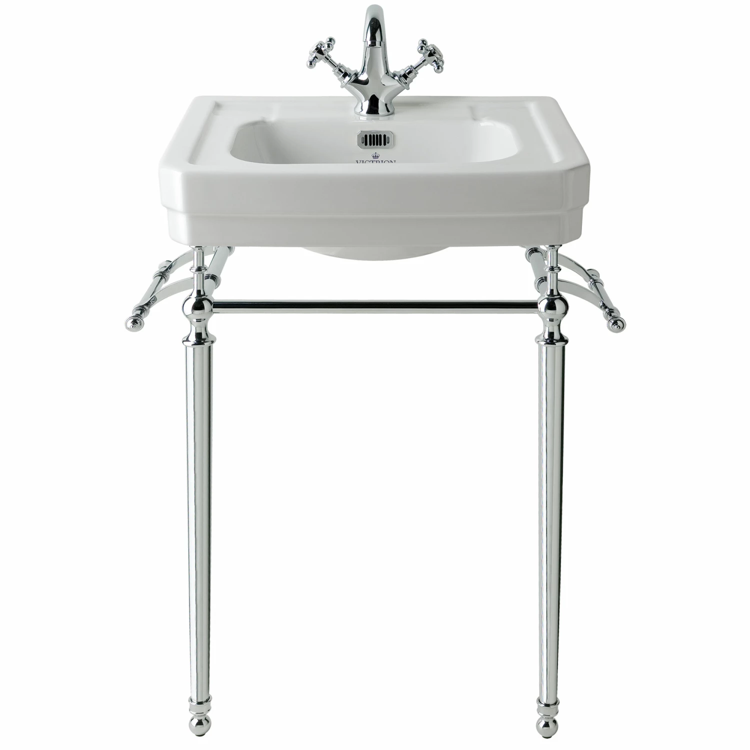 Bayswater Victrion Basin With Wash Stand 640mm Wide - 1 Tap Hole 4 Bayswater Victrion Basin With Wash Stand 640mm Wide - 1 Tap Hole - Image 2