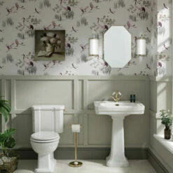 Bayswater Victrion Basin With Full Pedestal 640mm Wide - 1 Tap Hole 8 Bayswater Victrion Basin With Full Pedestal 640mm Wide - 1 Tap Hole -HEATANDPLUMB Sales bayswater victrion basin vcbl001 vcpl001 2