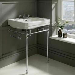 Bayswater Victrion Basin With Wash Stand 640mm Wide - 3 Tap Hole
