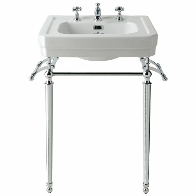 Bayswater Victrion Basin With Wash Stand 640mm Wide - 3 Tap Hole 5 Bayswater Victrion Basin With Wash Stand 640mm Wide - 3 Tap Hole - Image 3