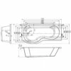 BC Designs Solidblue P-Shaped Shower Bath 1700mm X 700mm/850mm Left Handed - 0 Tap Hole 1 BC Designs Solidblue P-Shaped Shower Bath 1700mm X 700mm/850mm Left Handed - 0 Tap Hole -HEATANDPLUMB Sales bc designs solidblue bath bai016 1