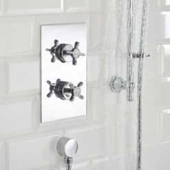 Bristan 1901 Dual Concealed Mixer Shower With Shower Kit