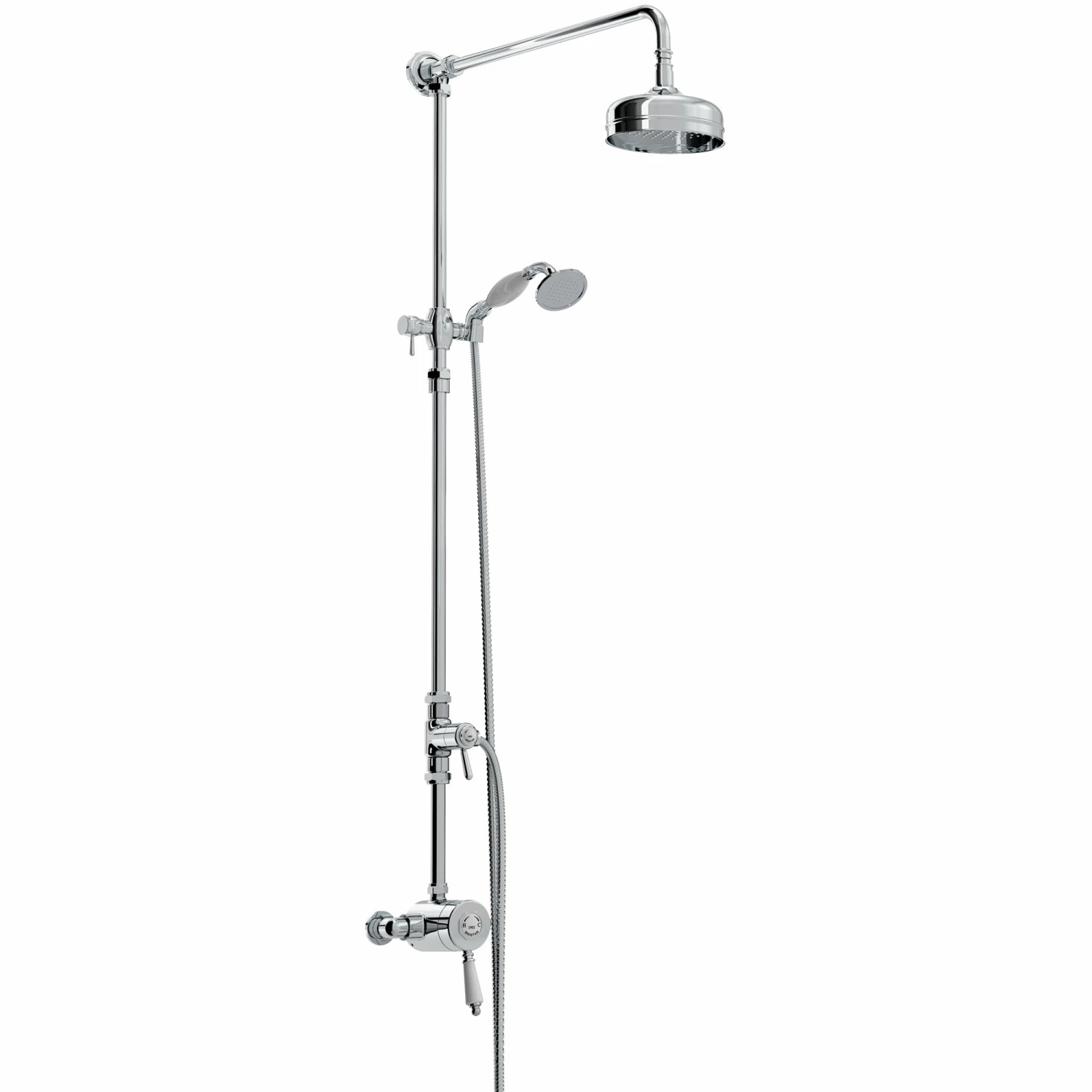 Bristan 1901 Sequential Exposed Mixer Shower With Shower Kit And Fixed Head 4 Bristan 1901 Sequential Exposed Mixer Shower With Shower Kit And Fixed Head - Image 2