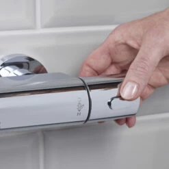 Bristan Buzz Thermostatic Bar Mixer Shower With Shower Rigid Riser Kit And Fixed Head - Chrome 17 Bristan Buzz Thermostatic Bar Mixer Shower With Shower Rigid Riser Kit And Fixed Head - Chrome -HEATANDPLUMB Sales bristan buzz complete mixer shower buz2 shxdivctff c 4