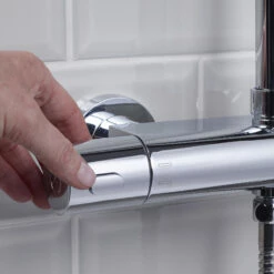 Bristan Buzz Thermostatic Bar Mixer Shower With Shower Rigid Riser Kit And Fixed Head - Chrome 16 Bristan Buzz Thermostatic Bar Mixer Shower With Shower Rigid Riser Kit And Fixed Head - Chrome -HEATANDPLUMB Sales bristan buzz complete mixer shower buz2 shxdivctff c 6