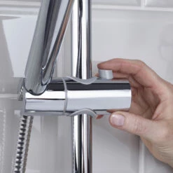 Bristan Buzz Thermostatic Bar Mixer Shower With Shower Rigid Riser Kit And Fixed Head - Chrome 22 Bristan Buzz Thermostatic Bar Mixer Shower With Shower Rigid Riser Kit And Fixed Head - Chrome -HEATANDPLUMB Sales bristan buzz complete mixer shower buz2 shxdivctff c 9