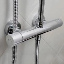 Bristan Carre FastFit Bar Mixer Shower With Shower Kit And Fixed Head