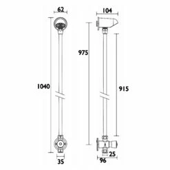 Bristan Timed Flow Exposed Complete Mixer Shower With Fixed Head 9 Bristan Timed Flow Exposed Complete Mixer Shower With Fixed Head -HEATANDPLUMB Sales bristan commercial complete mixer shower mefc pak 3