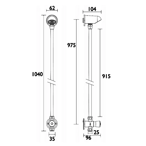 Bristan Timed Flow Exposed Complete Mixer Shower With Fixed Head 6 Bristan Timed Flow Exposed Complete Mixer Shower With Fixed Head - Image 4