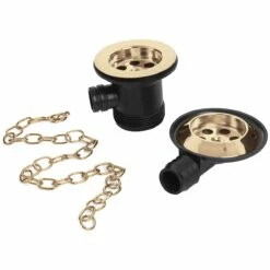 Bristan Value Bath Waste With Plug - Gold