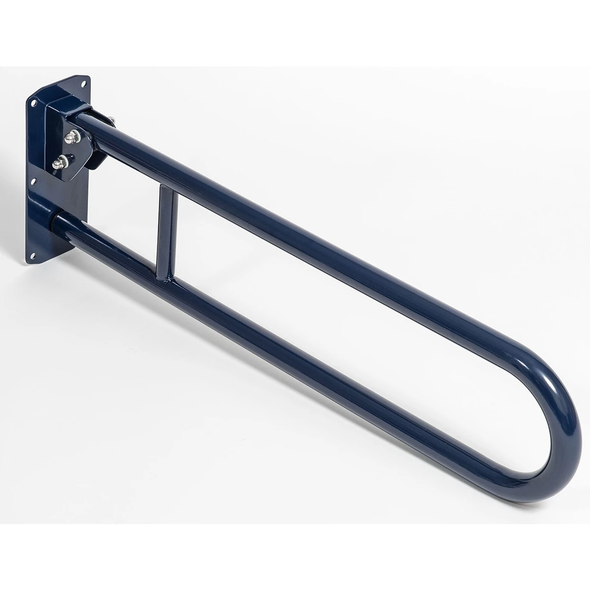 Bristan Aluminium Hinged Grab Rail 800mm Wide - DocM Blue 4 Bristan Aluminium Hinged Grab Rail 800mm Wide - DocM Blue - Image 2