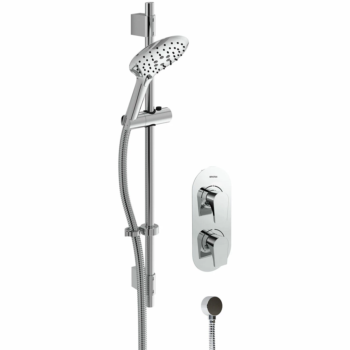 Bristan Hourglass Dual Concealed Mixer Shower With Shower Kit 10 Bristan Hourglass Dual Concealed Mixer Shower With Shower Kit - Image 8