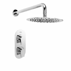 Bristan Hourglass Dual Concealed Mixer Shower With Fixed Head