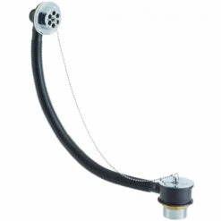 Bristan Luxury Bath Waste With Brass Plug Chrome - Slotted