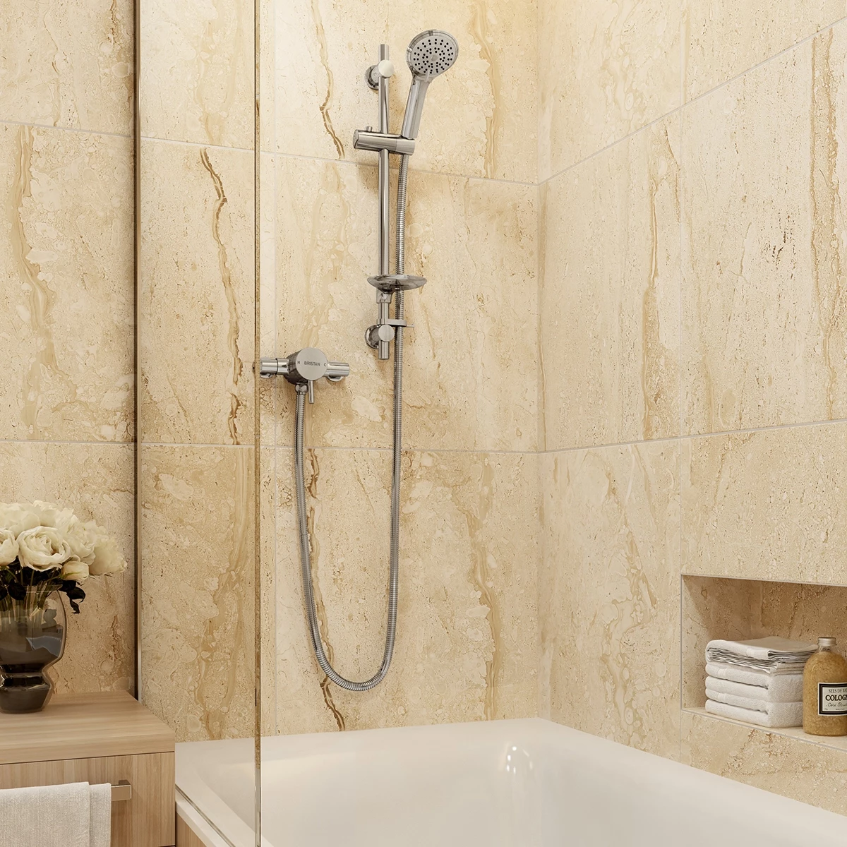 Bristan Prism Sequential Exposed Mixer Shower With Shower Kit 5 Bristan Prism Sequential Exposed Mixer Shower With Shower Kit - Image 3