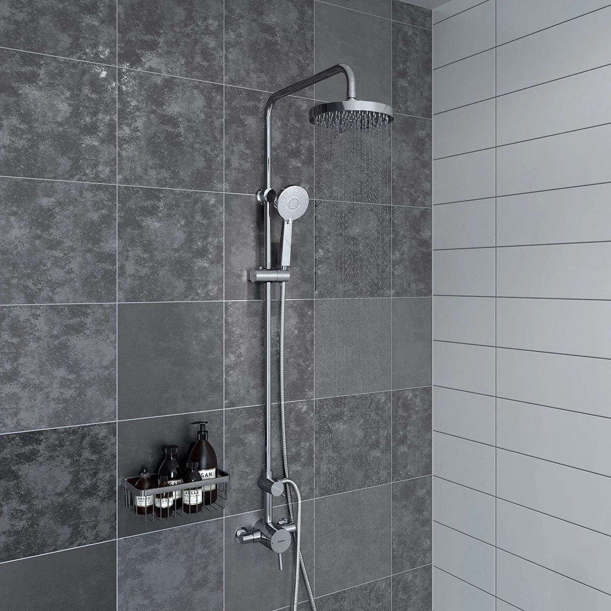 Bristan Prism Sequential Exposed Mixer Shower With Shower Kit And Fixed Head 4 Bristan Prism Sequential Exposed Mixer Shower With Shower Kit And Fixed Head - Image 2